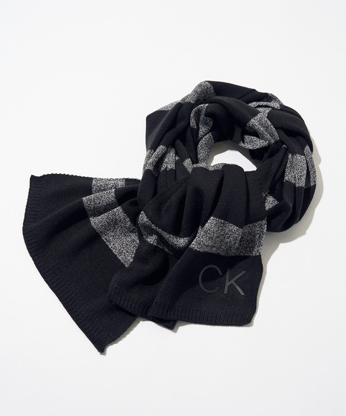 カルバンクライン CK200007 001 マフラー ボーダー 楽天市場】カルバンクライン Calvin Klein(CK) マフラー