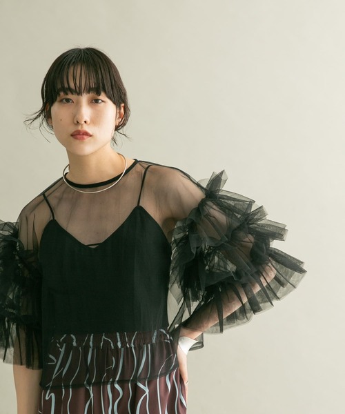 「KBF」 7分袖ブラウス ONE ブラック レディース KBF 「KBF」 7分袖ブラウス ONE ブラック レディース : ZOZOTOWN