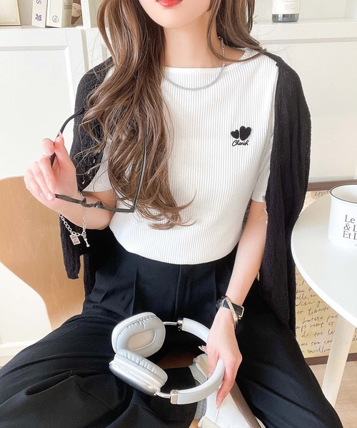 classicalelf（クラシカルエルフ） tシャツ 半袖 胸元にキュン