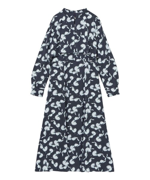 ANAYI（アナイ） ワンピース チューリッププリントフレアワンピース