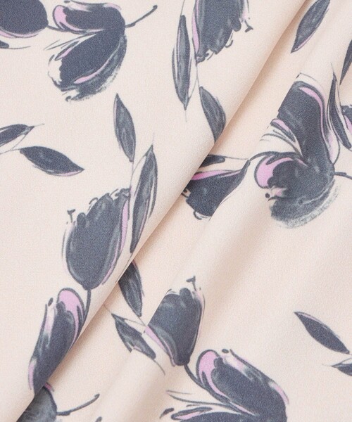 ANAYI（アナイ） ワンピース チューリッププリントフレアワンピース