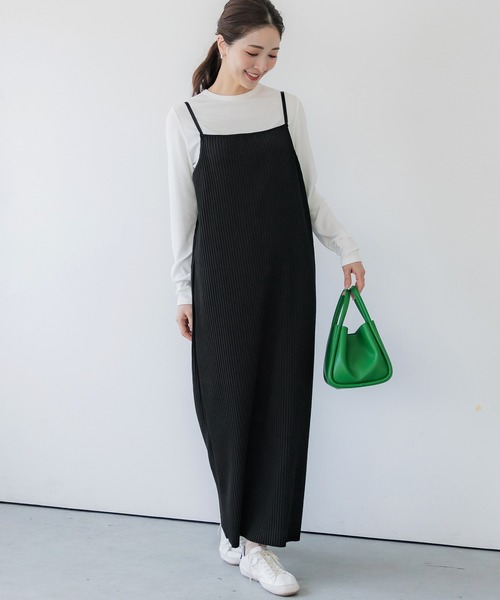 coca（コカ） ワンピース ジョーゼットリブIラインワンピース