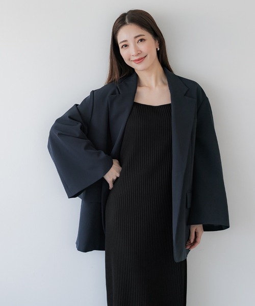 coca（コカ） ワンピース ジョーゼットリブIラインワンピース