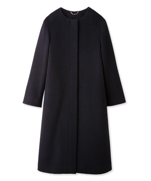 CELFORD（セルフォード） ノーカラーコート 36 ネイビー レディース