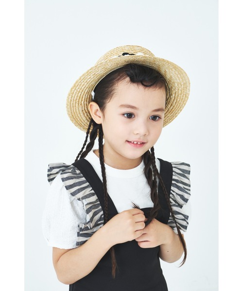 MR 帽子 ハット 天然草木小花カンカン帽 キッズ 子供 女の子