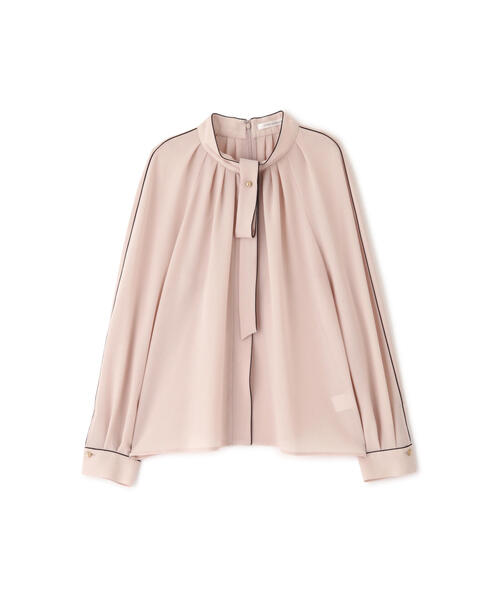 ピンキーアンドダイアン◇バイカラーラインブラウス エクリュ 38