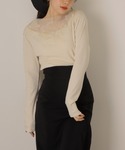 tシャツ sheer flower cut p...の詳細画像1
