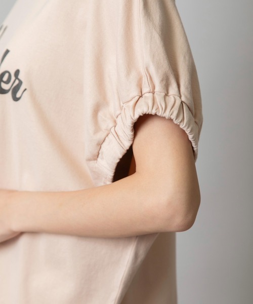 tシャツ シャーリングロゴトップス レディース Munich tシャツ シャーリングロゴトップス レディース