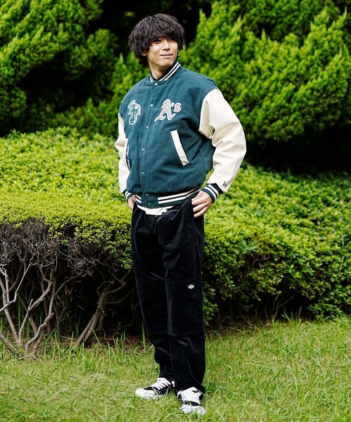 NEW ERA（ニューエラ） スタジャン「genuinemerchandiseコラボ」 L