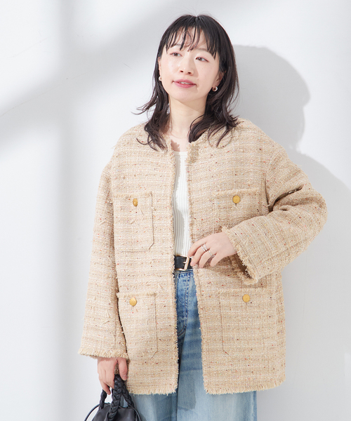 journal standard L'essage ジャケット ノーカラージャケット