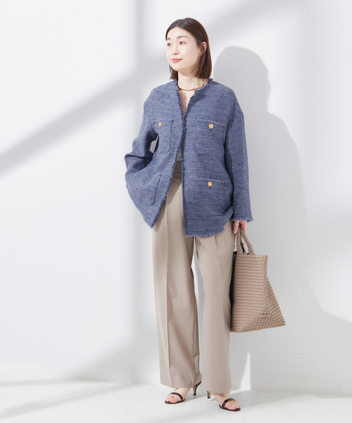 journal standard L'essage ジャケット ノーカラージャケット