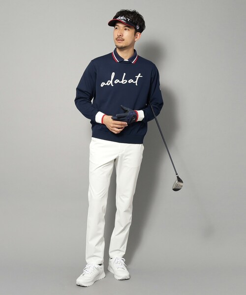 adabat（アダバット） パンツ 「新レーベル ADABAT NAVY」ストレッチ