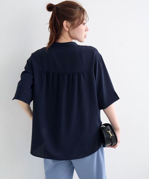 ジョーゼット2wayブラウス le.coeur blanc（ルクールブラン） ブラウス シャツ 2WAYジョーゼット