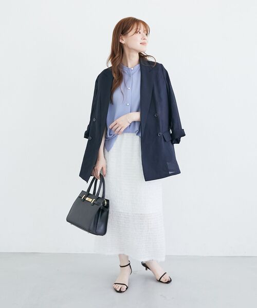 le.coeur blanc ブラウス シャツ NO.1ヒット大人気ブラウス2WAY