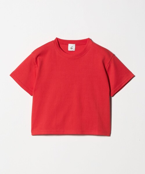 【最終値下げ★新品未使用★】＜6(ROKU)＞コットンクロップドTシャツ 6(ROKU) tシャツ 「6(ROKU)」コットン クロップド Tシャツ