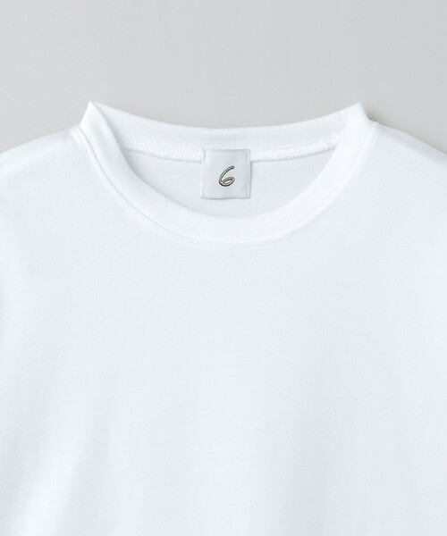 6(ROKU) tシャツ 「6(ROKU)」コットン クロップド Tシャツ