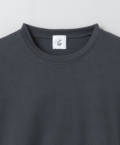 6(ROKU) tシャツ 「6(ROKU)」コットン クロップド Tシャツ
