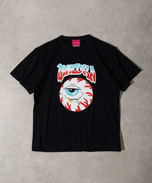 MISHKA Tシャツ 半袖 メンズ 黒 白 M-2XL 大きいサイズ ミシカ
