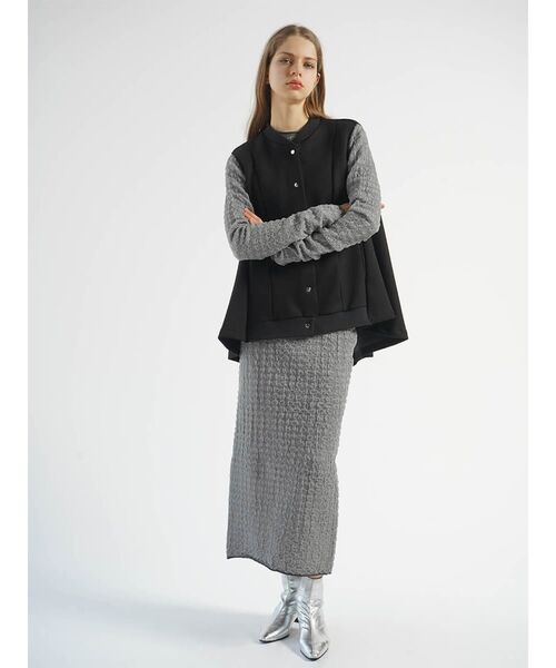 ベスト ジレ BACK FLARE BONDING VEST レディース ベスト ジレ BACK FLARE BONDING VEST レディース : ZOZOTOWN