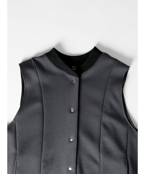 ベスト ジレ BACK FLARE BONDING VEST レディース : ZOZOTOWN