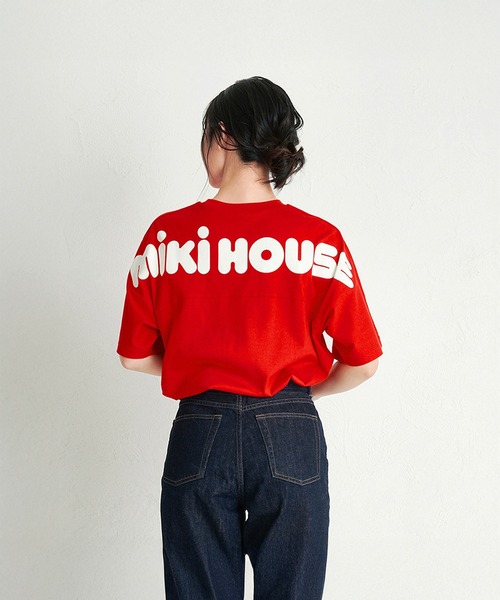MIKI HOUSE（ミキハウス） tシャツ 「WEB限定」バックロゴ半袖Tシャツ