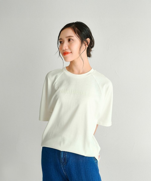 MIKI HOUSE（ミキハウス） tシャツ 半袖 「WEB限定」バックロゴ半袖T
