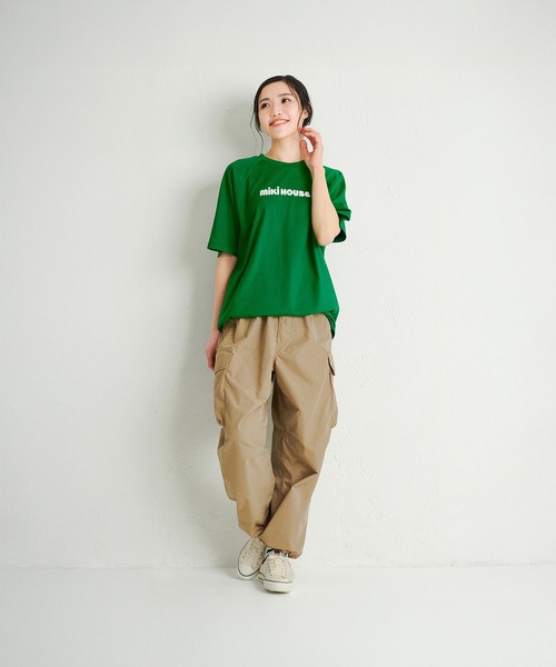 MIKI HOUSE（ミキハウス） tシャツ 半袖 「WEB限定」バックロゴ半袖T
