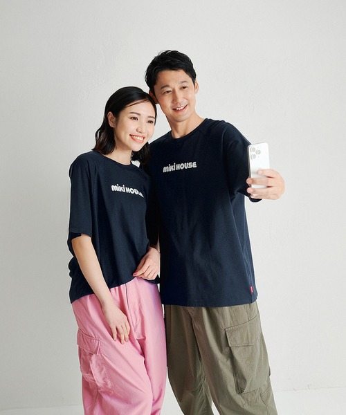 MIKI HOUSE（ミキハウス） tシャツ 「WEB限定」バックロゴ半袖Tシャツ