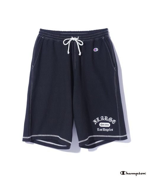 XLARGE×Champion コラボ　STICHED SHORT PANTS XLARGE パンツ XLARGE×Champion REVERSE WEAVE STICHED SHORT