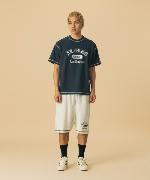 XLARGE×Champion コラボ　STICHED SHORT PANTS XLARGE パンツ XLARGE×Champion REVERSE WEAVE STICHED SHORT