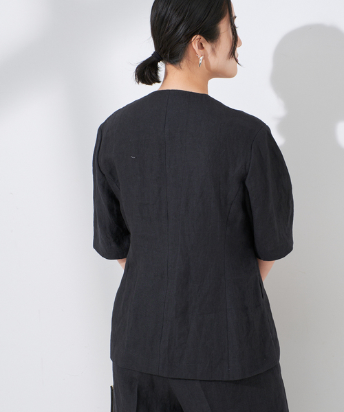journal standard L'essage ジャケット ノーカラージャケット
