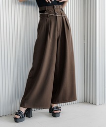パンツ Ｗウエストタックワイドパンツ(HARE) レディース｜ZOZOTOWN Yahoo!店