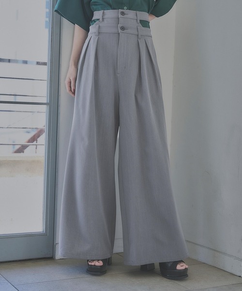 【HARE】ワイドレッグパンツ HARE｜ワイドレッグパンツ | Rakuten Fashion(楽天ファッション