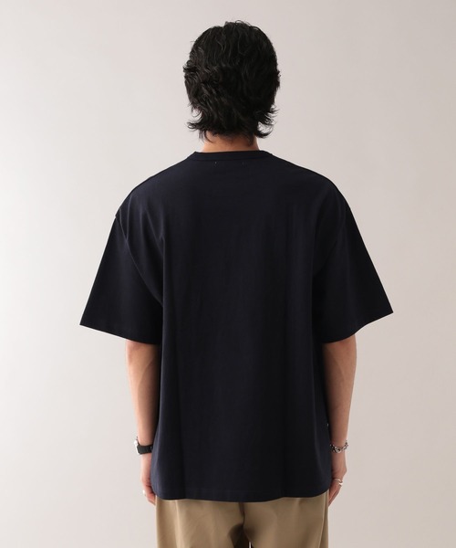 RAGEBLUE tシャツ カレッジロゴ刺繍/オーバーサイズTシャツ