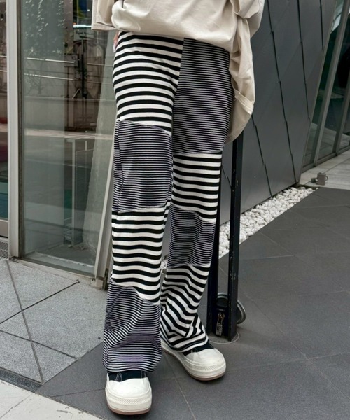 Candy Stripper パンツ PATCH WORK EASY レディース メンズ : ZOZOTOWN