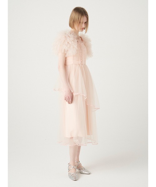 FURFUR（ファーファー） ワンピース チュールボレロセットキャミドレス