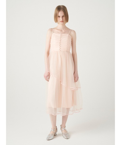 FURFUR（ファーファー） ワンピース チュールボレロセットキャミドレス