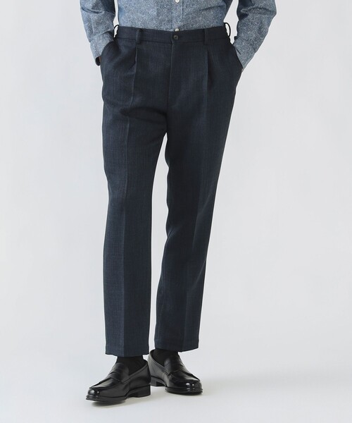 BEAMS Harris Tweed ウールスラックス ヘリンボーン 厚手 冬 BEAMS BOY