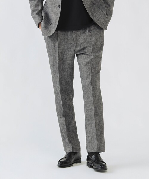 BEAMS HEART（ビームス ハート） スラックス ミックスツイード