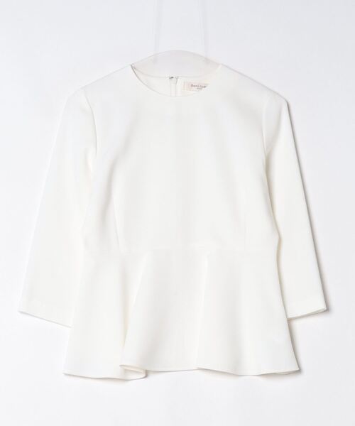 「Demi-Luxe BEAMS」 7分袖ブラウス 36 ホワイト レディース