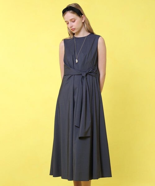 【あずき✨】❤️アナイ✨サイズ38✨ストレッチワンピース✨日本製 ANAYI（アナイ） ワンピース ストレッチナイロンフロントツイスト