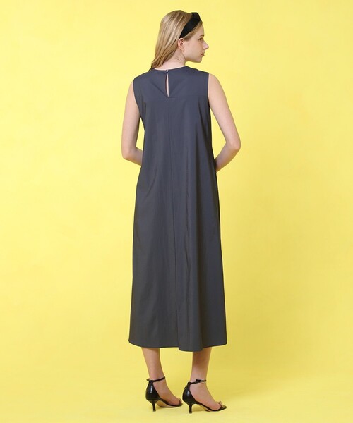 ANAYI ワンピース ストレッチナイロンフロントツイスト