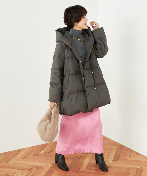 NOLLEY'S（ノーリーズ） ダウンコート 38 チャコールグレー レディース