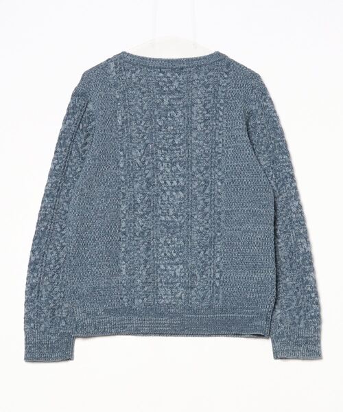 「BEAMS」 長袖ニット L ブルー メンズ
