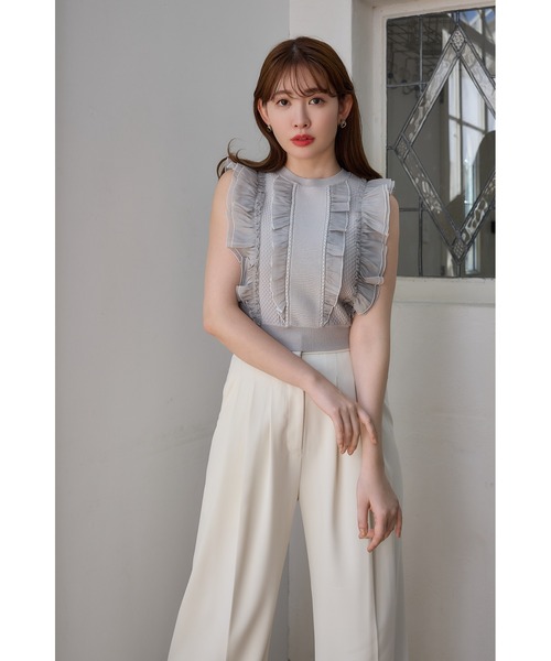 Her lip to tシャツ Airy Brush Knit Top レディース : ZOZOTOWN Her lip to tシャツ Airy Brush Knit Top レディース : ZOZOTOWN