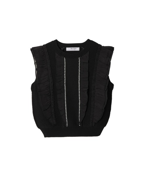 カットソー(半袖/袖なし) Her lip to Airy Brush Knit Top Her lip to tシャツ Airy Brush Knit Top レディース : ZOZOTOWN Yahoo