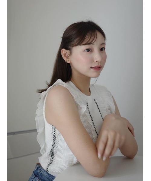 Her lip to 【新色】Airy Brush Knit Top Her lip to tシャツ Airy Brush Knit Top レディース : ZOZOTOWN Yahoo