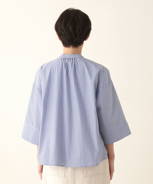 「Afternoon Tea」 7分袖ブラウス MEDIUM グレー レディース_画像2