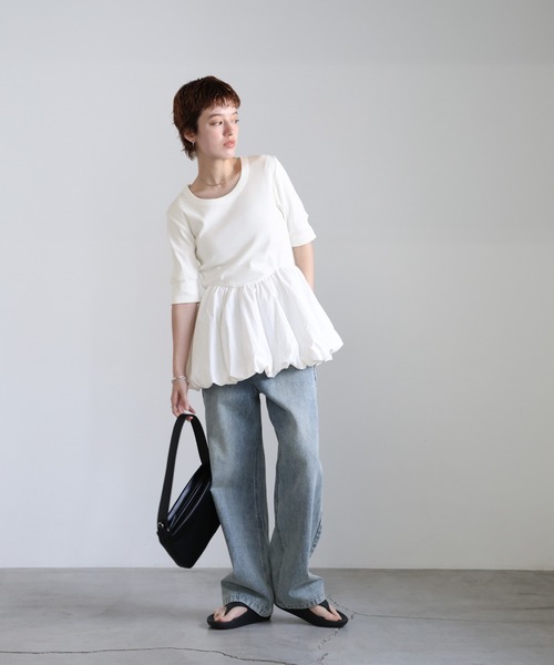 select MOCA（セレクトモカ） tシャツ ハーフスリーブバルーントップス 