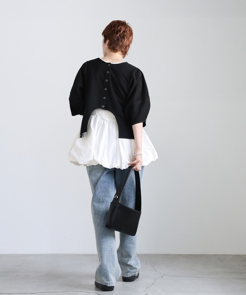 select MOCA tシャツ ハーフスリーブバルーントップス